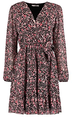 Hailys Damen Kleid Romina geblümtes Minikleid in Wickeloptik LC-20389A...