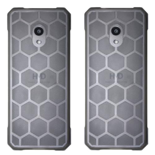 Image of ZAOMA Back Case TPU Cover Compatible for Nokia 235 4G 2024 DS - Model NO. : TA-1616 Rugged Case (Pack of 2) (NK2354G RUGGREY)