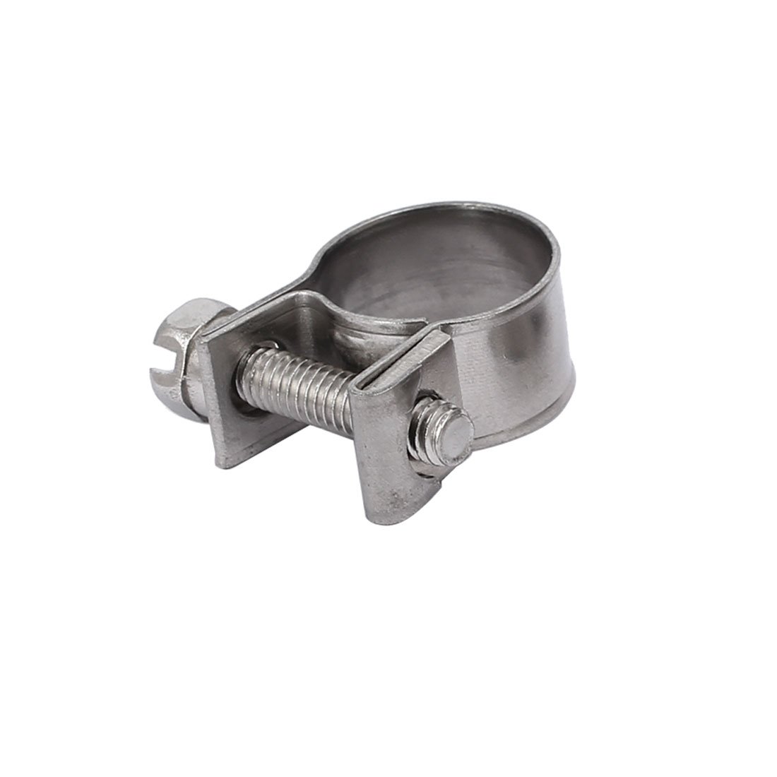 Aexit Adjustable 16mm-25mm Clamps Range Band Stainless Steel Worm Hose Clip Clamp Strap Clamps 20 Pcs