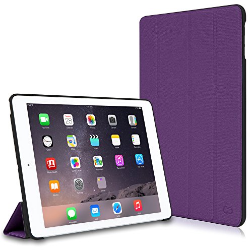 iPad Air 2 Case, CaseCrown Omni Case (Purple) Multi-Angle Viewing Stand & Sleep