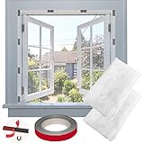 Fácil de cortar 1.5 x 1.8m : Mosquiteras de magneticas adaptable según sus necesidades, ésta puede fácilmente cortar para adaptarse perfectamente a sus puertas o ventanas o cualquier abertura que necesitas. Mide tu ventana antes de realizar el pedido para asegurarte de que nuestra rejilla es compatible.