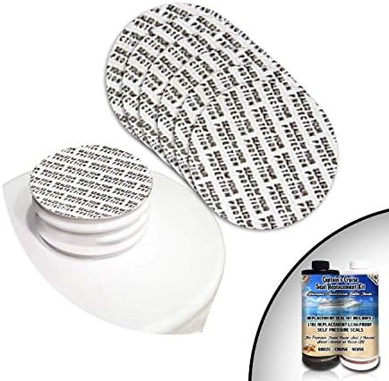Black & White Label Company Captain's Cruise Kit Shampoo & Conditioner Bottle Replacement Seals Accessory Kit (10 PC SEAL KIT)