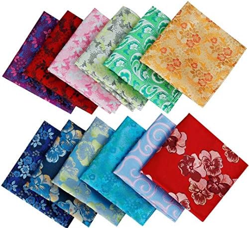 Pocket Square For Men Assorted 12 Pack (Style 12)