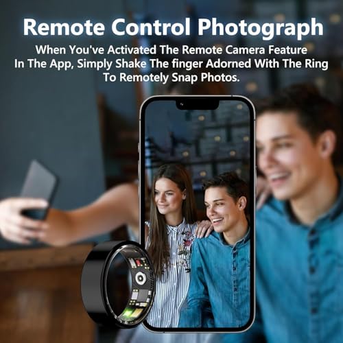 Smart Ring for Women Men,Birthday Gifts for Women Men - Health & Activity Tracker with Heart Rate,Sleep Monitoring/Motion Tracking,Waterproof & No Subscription Required Rose Gold 11 by ZBNMY - Image 3