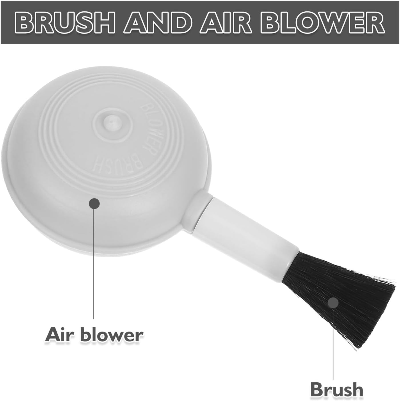8pcs Lens Blower Brush Cleaning Kit for DSLR Camera Sensor and Lens Dust with Detachable Air Blower and Brush for Digital Cameras Smartphones Keyboards and Electronics