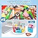 MeCids Art Supply Storage and Organizer - 360° Spinning Pen Holder and Pencil/Marker Organizer Caddy for Desk for Office, Classroom - Kids Craft Supplies Organization and Storage - Cell Phone Stand