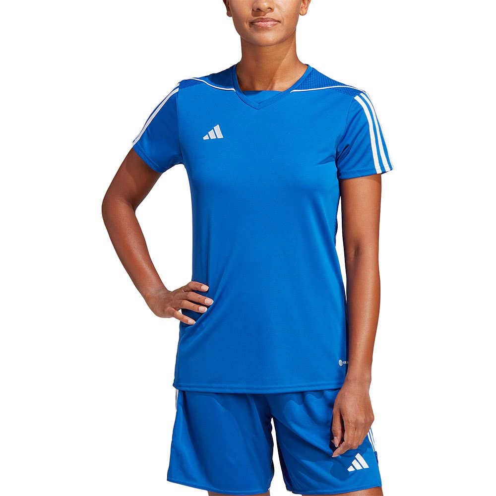Adidas Women's Blue/Multi Tiro 23 League Jersey - Size 14