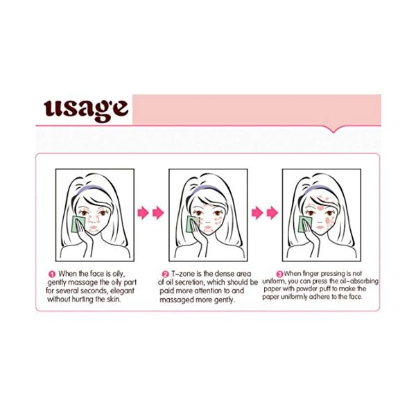 Blotting Papers For Face, Portable Blotting Paper To Instantly Remove Oil and Shine,Clean & Clear Oil-Absorbing Sheets,Oil Sheet Remover, Remove Shine From Face. 400 Sheets