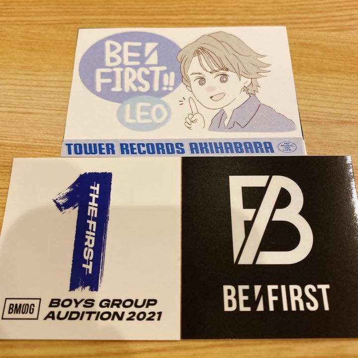 Amazon.co.jp: BE:FIRST ステッカー 2種 タワレコ秋葉原 LEO
