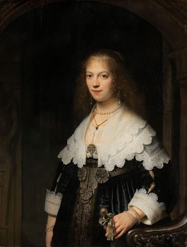 Affiche Toile Maria Trip Rembrandt 60x90cm pour insuffler l'âme du classicisme