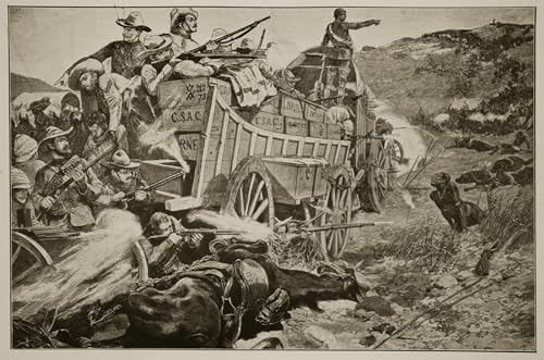 Impression d'affiches haut de gamme la guerre de Matabele Toile Richard Caton Woodville
