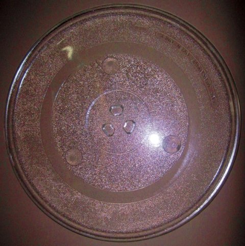 Mikrowelle Drehteller UNI DU = 315 mm / 31.5 cm/Mikrowellenteller/Glasteller für Mikrowelle/Ersatzteller/Ersatz-Drehteller