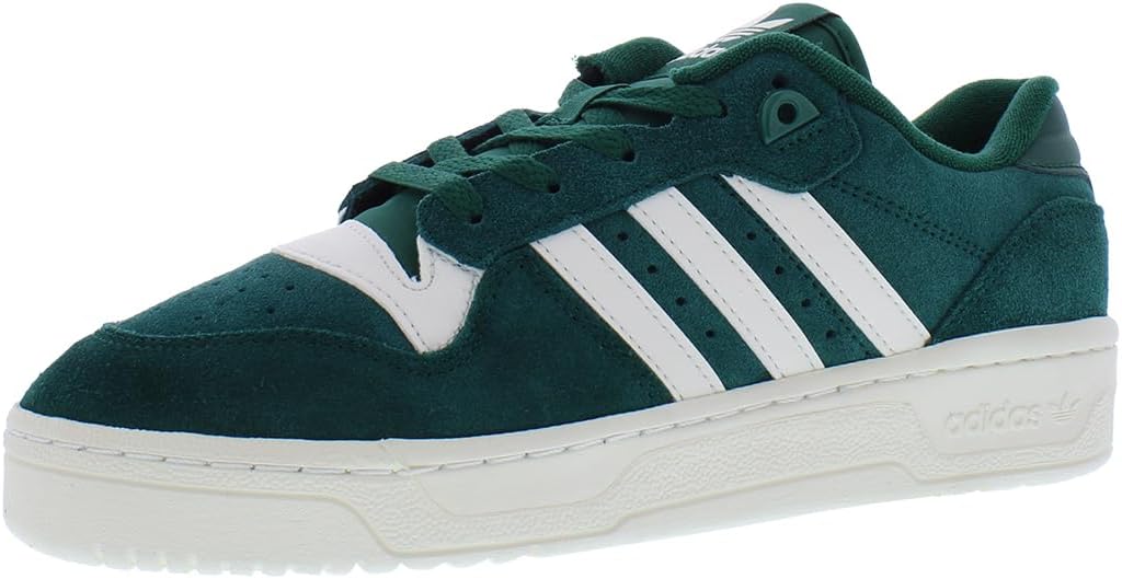 adidas Rivalry Low Mens Shoes Size 10, Color: Collegiate Green/Cloud White/Collegiate Green