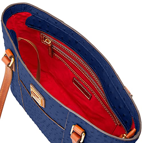 Dooney & Bourke Handbag, Ostrich Small Lexington Tote - Navy3
