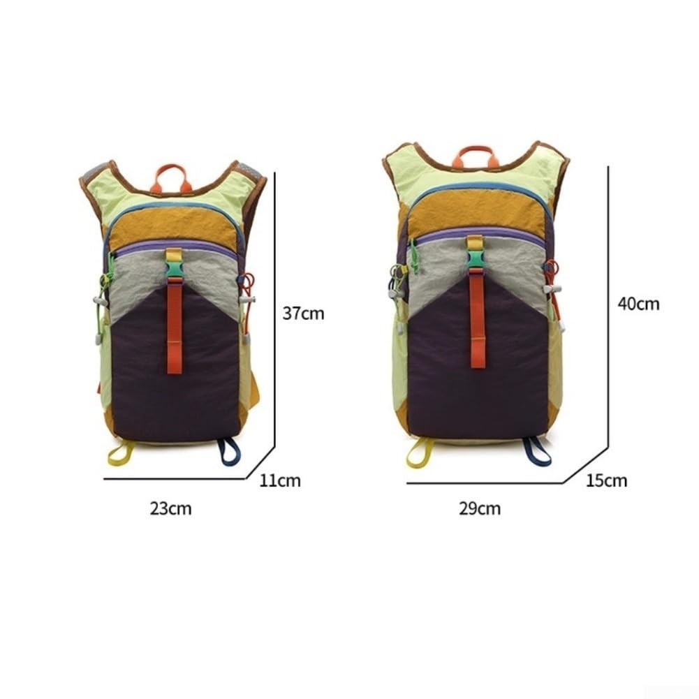 Drawup Zaino Trekking Impermeabile Nylon Leggero 40cm(Size S)