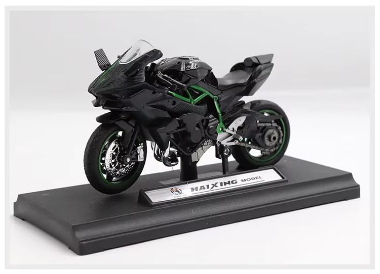 Image of Bestie toys Classicmotorcycle Diecast 1 /18 H2R Alloy Motorcycle Model Custom Diecast Model Motorcycle Best For Collection, Black