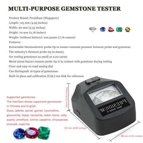 Testeur diamants et moissanites haute précision pour pierres de couleur - 6