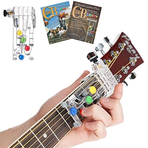 ChordBuddy “MADE IN THE USA” - Guitar Learning with Songbook, Lesson Plan, App, and Right Handed...