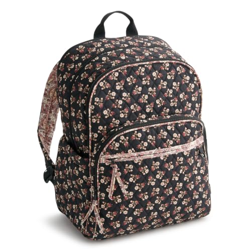 Image of Vera Bradley Premium Cotton Large Bancroft Backpack - Melissa Ditsy, 28L
