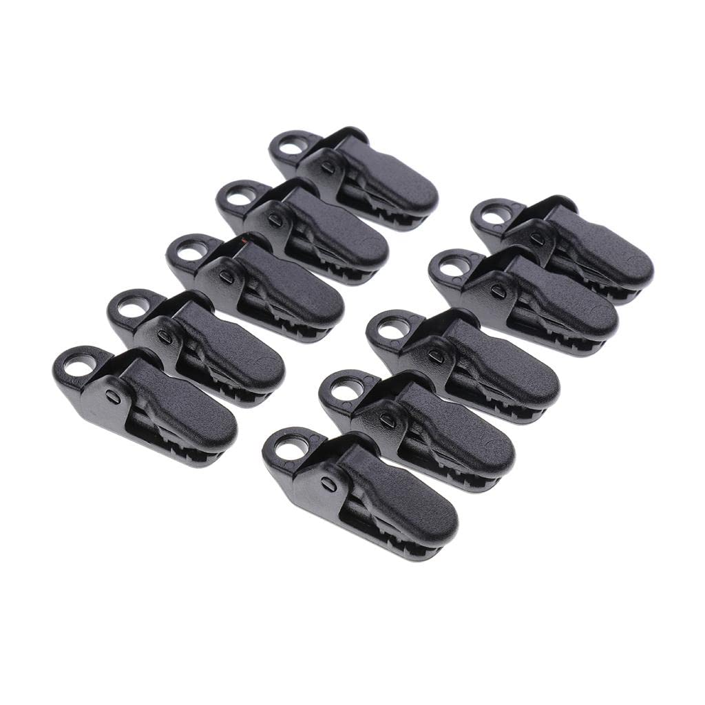 Clips para lona en acampadas familiares y pinzas de bloqueo para toldos de terraza 8