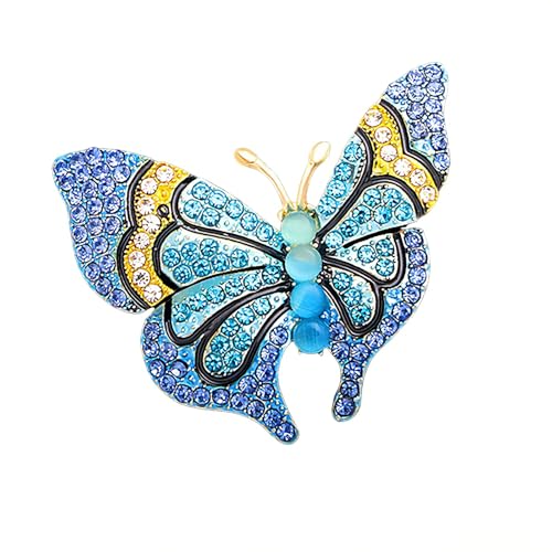 Image of Insect Animal Brooch Pin for Women Rhinestone Lapel Pins Vintage Brooches for Costume Accessories