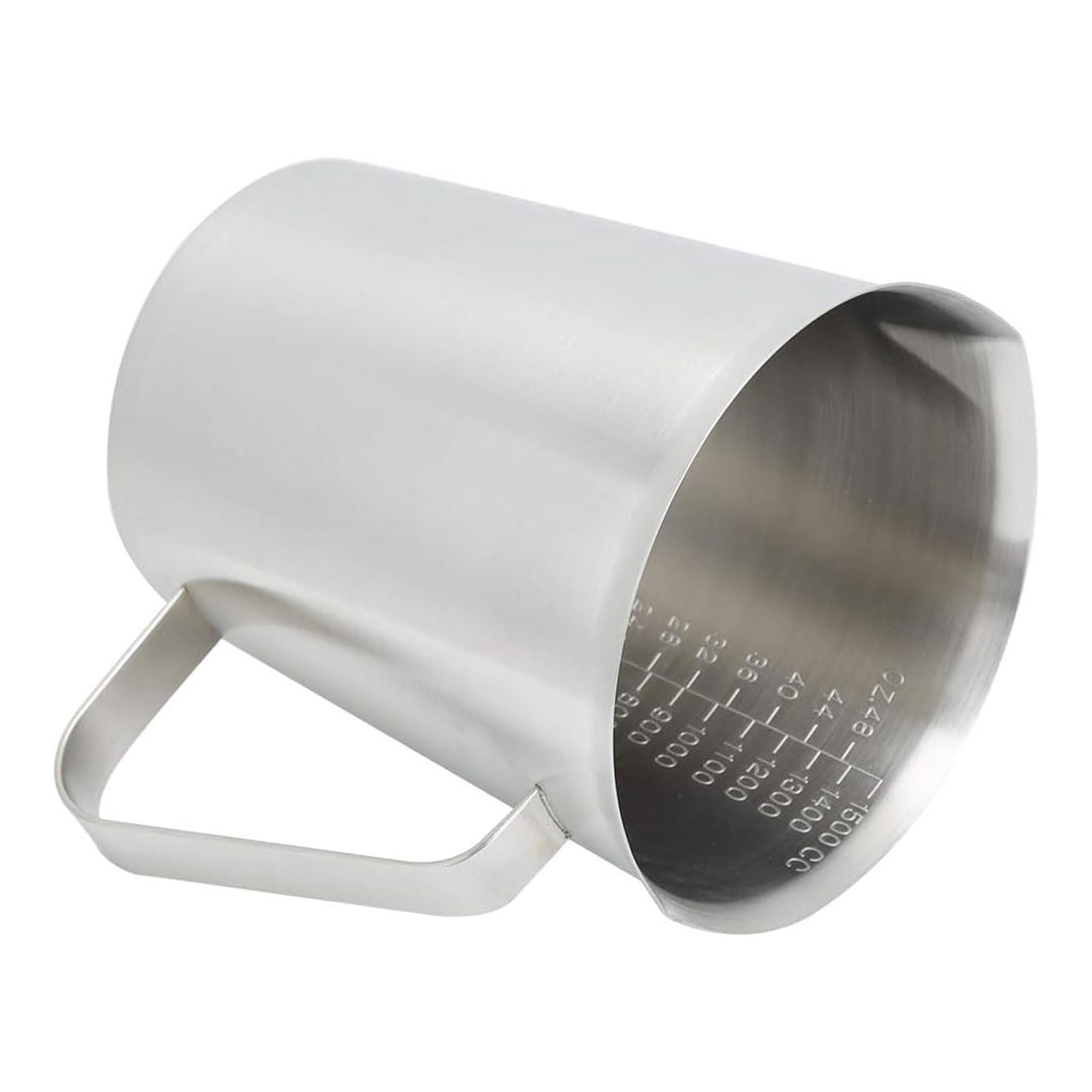 Misurino multifunzione in acciaio inox brocca graduata da 1500 ml Misurino liquido in metallo per cucina cottura cottura