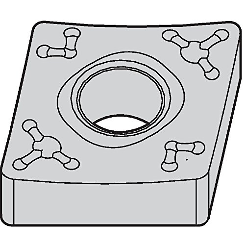 Insert de tournage CNMM54265 WIDIA WP25CT en carbure haute performance 0,8 mm