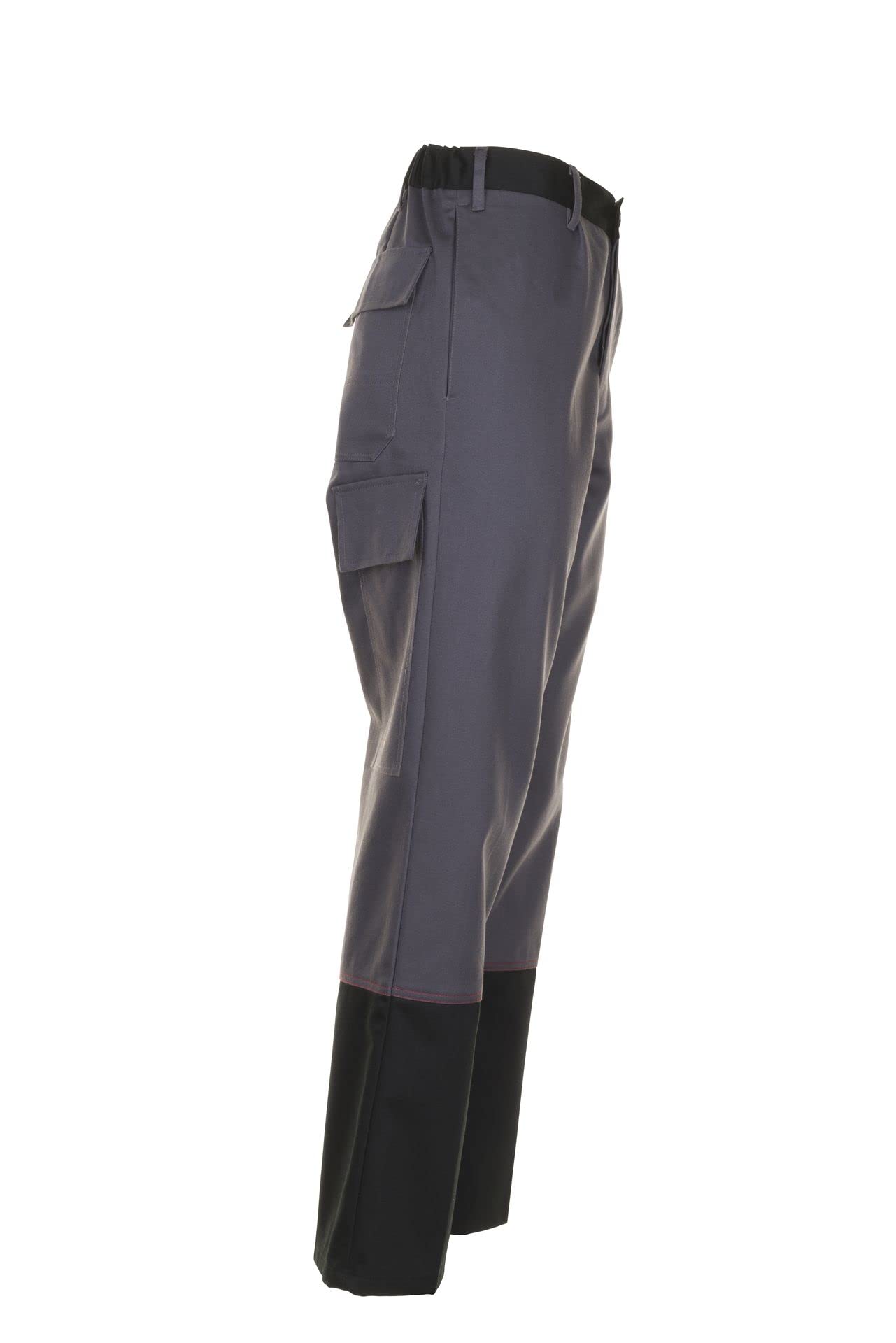 Planam 5520052 Weld Shield Bundhose, Grau/Schwarz, Größe 52