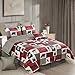 Virah Bella 3 Piece Full/Queen Cabin Quilt Bedding Set - Lodge Life - Rustic Country Reversible Patchwork Comforter Set with Decorative Pillow Shams -  Duke Imports, Inc., DQ689