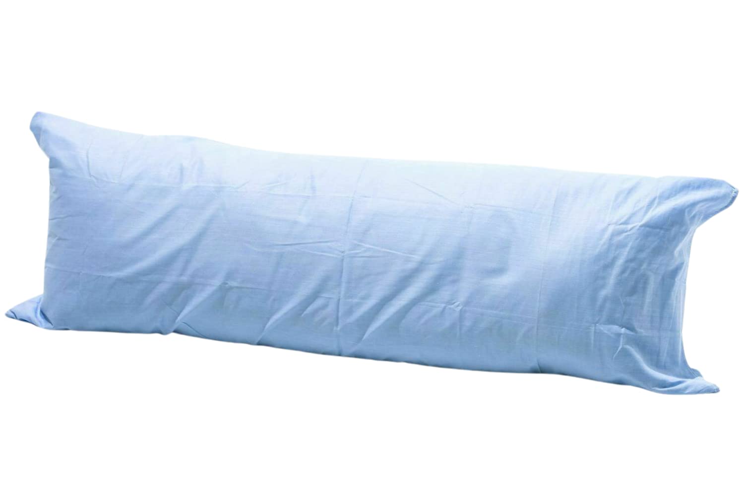 Sleep&Snuggle Long Bolster Pillowcase to Fit King 60”/ 152cm Body Pillow Neck Support Pregnancy Maternity Orthopaedic Support Comfort and Soft Case - Sky Blue — image 1