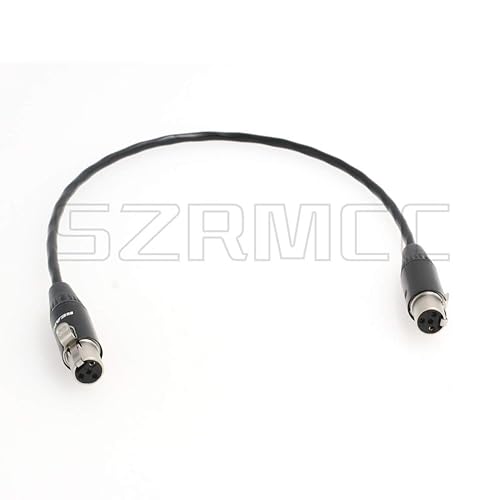 Miniatura 2 de SZRMCC TA4F Mini XLR 4 Pin hembra a TA4F Mini XLR 4 Pin hembra cable de audio Pro para micrófono de cámara (11.8 in)