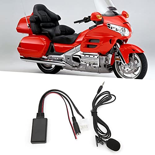 Car O & Video Input Adapters,Goldwing Bluetooth Adapter,Vehicle O Auxiliary Adapters,Dc 12V Car O Cable Aux Bluetooth 5.0 Adapter Replacement Forgoldwing Gl1800 #TOP2