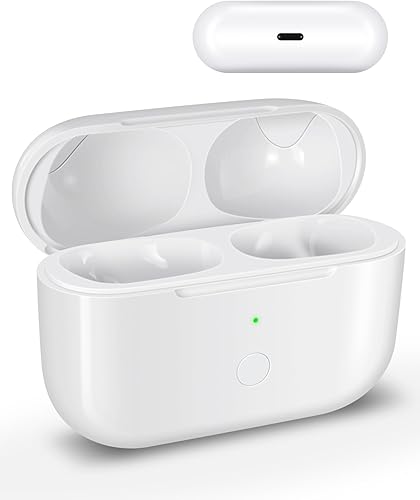 Funda de carga de repuesto para AirPods Pro de 1ª y 2ª generación - Funda de carga inalámbrica sin auriculares