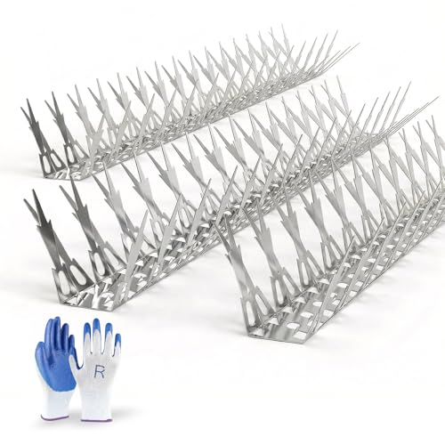 OFFO Pic Anti Pigeon 91cm, Anti Pigeon en Acier Inoxydable, Pique Anti Pigeon Haute Densité,...