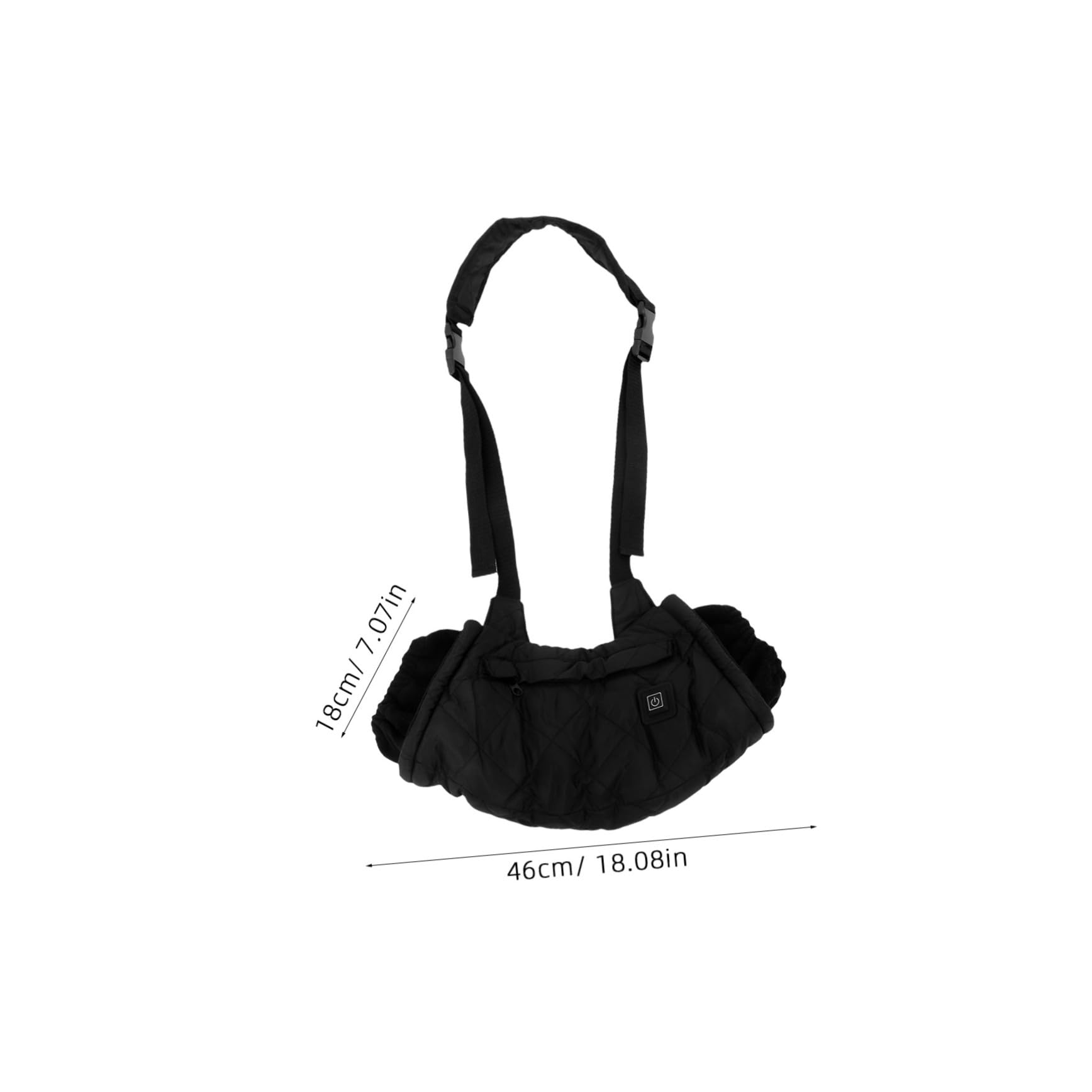 Happyyami Portable Arm Warmer Muff Cozy Winter Supply with Elegant Design for Daily Use and Special Events Includes Convenient Lanyard for and Versatile Comfort