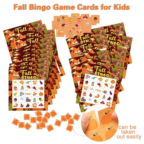 41Pcs Fall Bingo Games for Kids - image 3