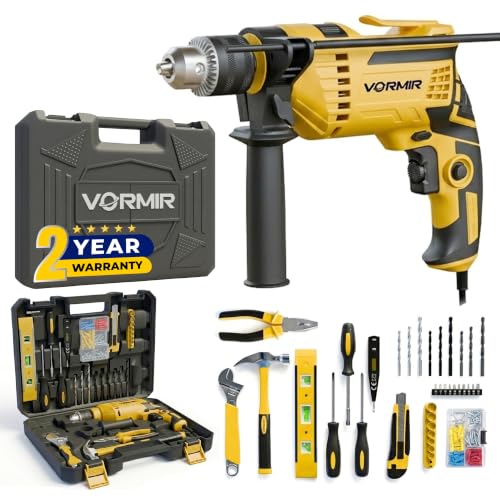 IBELL VORMIR VR TD13-139 650W Professional Tool Kit | Impact Drill | 13mm Chuck | Copper Armature | 2800 RPM | 2 Modes | Forward & Reverse | 139-Piece