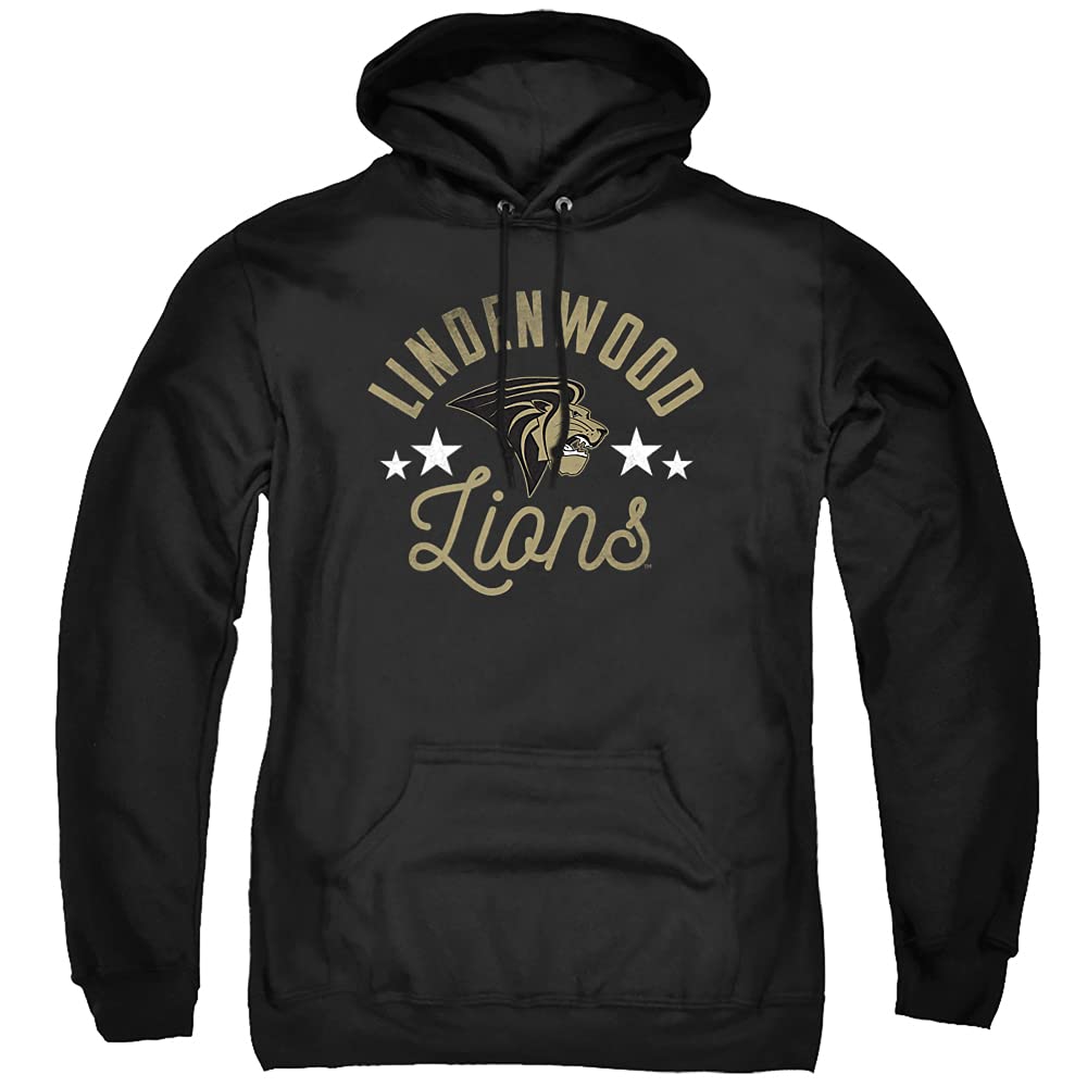 Lindenwood University Official Lions Unisex Adult Pull-Over Hoodie
