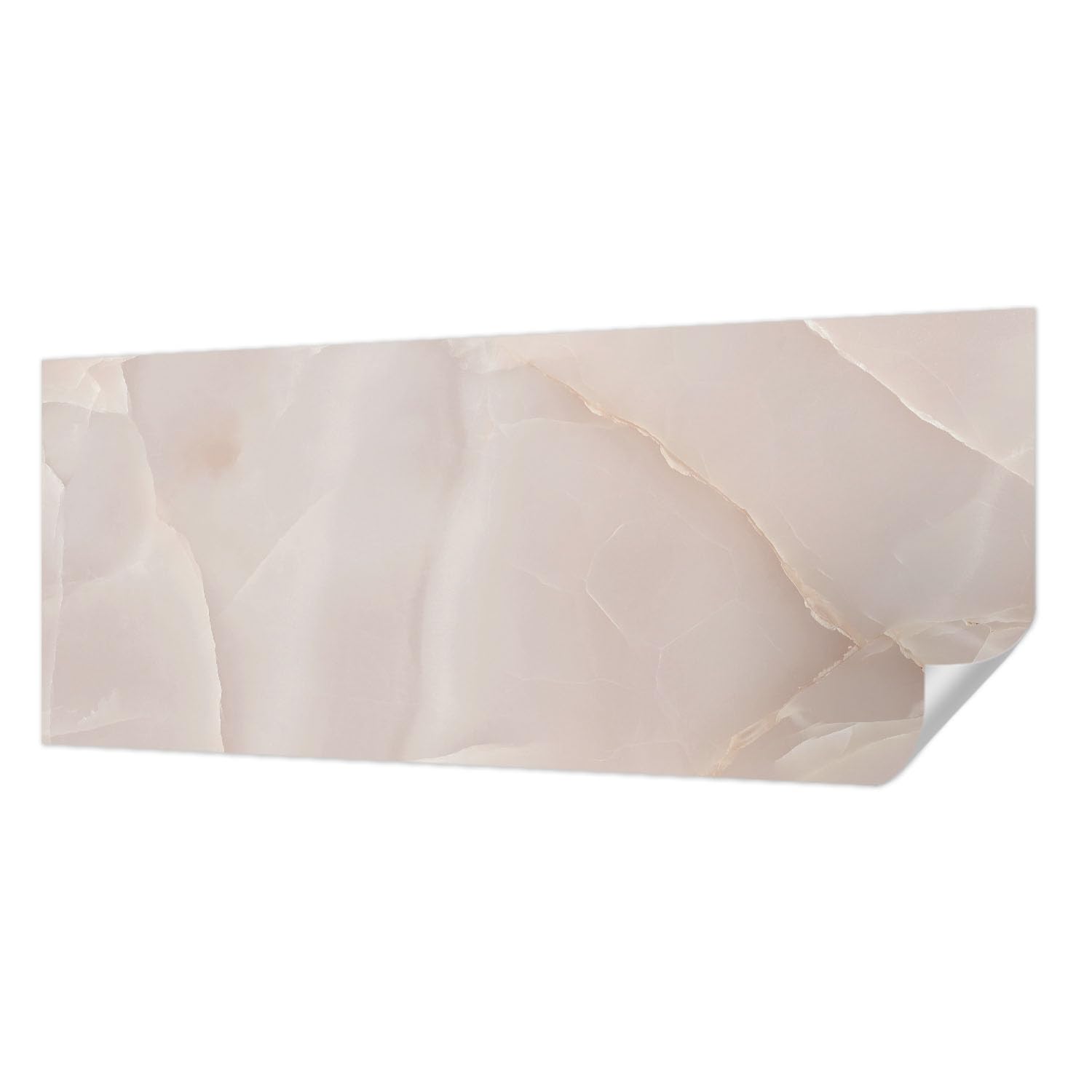 Décor mural adhésif panoramique haute qualité Tulup effet marbre rose luxueux