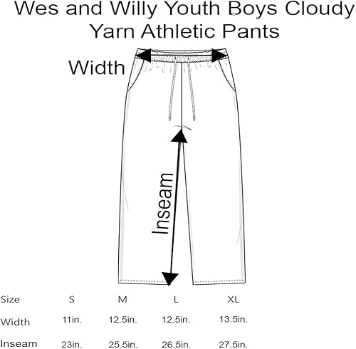 Miniatura 2 de Wes and Willy Pantalón deportivo para jóvenes con hilo nublado para niños