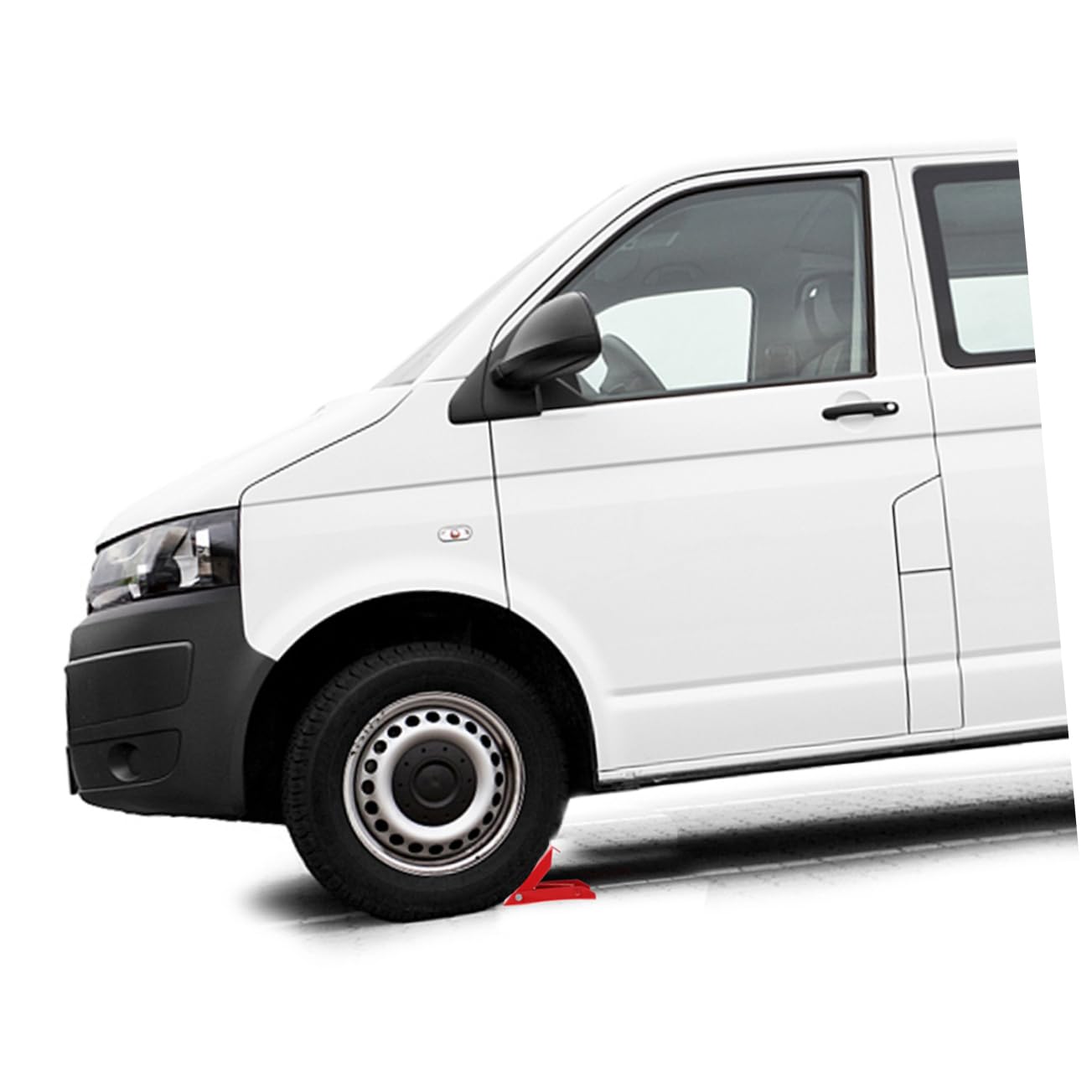 2 Stück Radkeile aus Metall für Anhänger und Wohnwagen mit Leichter Konstruktion und Präziser Radpositionierung als Rutschfester Unterlegkeil für Auto und Lkw