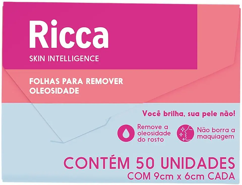 Ricca Lenço Removedor de Oleosidade