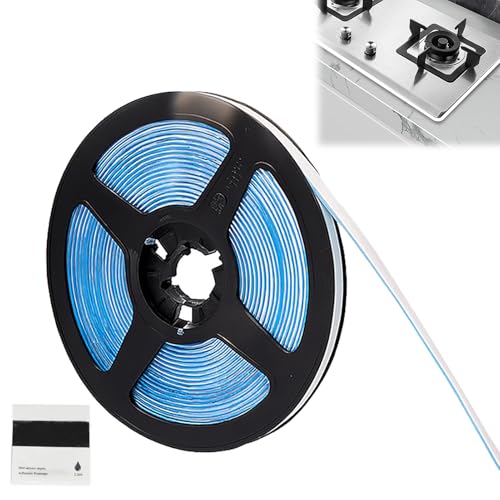 1 PCS 6M Self Adhesive Bathroom Sealant Tape, Waterproof Caulk Tape, Bath Sealant Strip Self Adhesive for Kitchen Wall Tile Gap, Sink, Toilet, Bathtub, Floor Edge, and Corner Trim Strip (White)