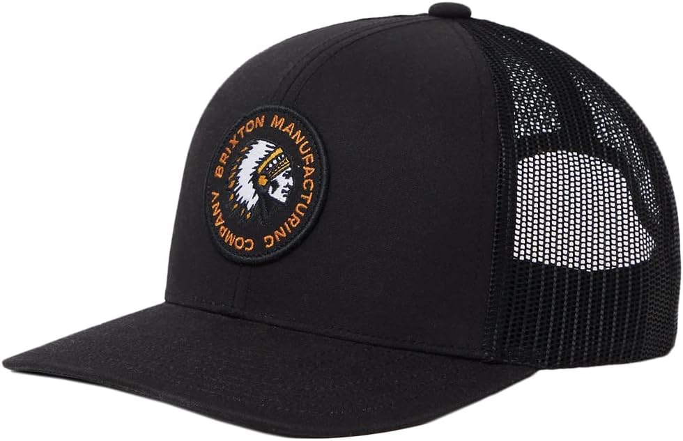Brixton Rival Stamp X MP Trucker Cap Baseball Curved Brim