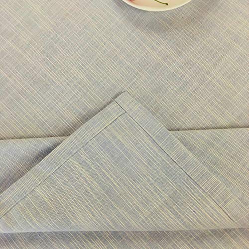 Couverture moderne bleu clair en coton pour décoration de table épurée