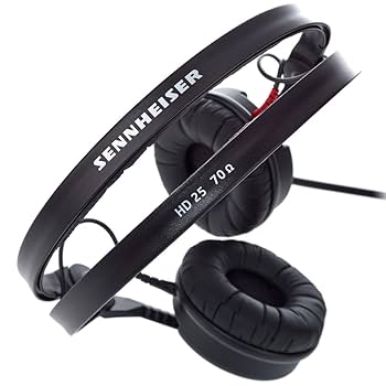 Amazon.com: Sennheiser HD25 Plus On Ear Headphones, Black