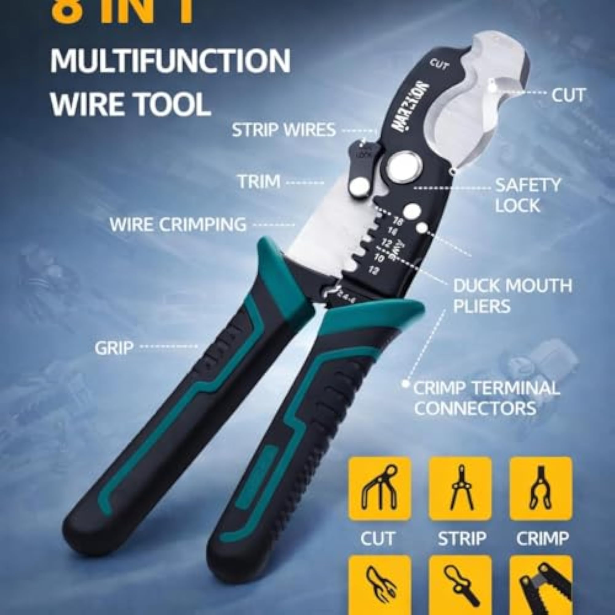 Professional Multi-Functional Wire Stripper and Cutter
