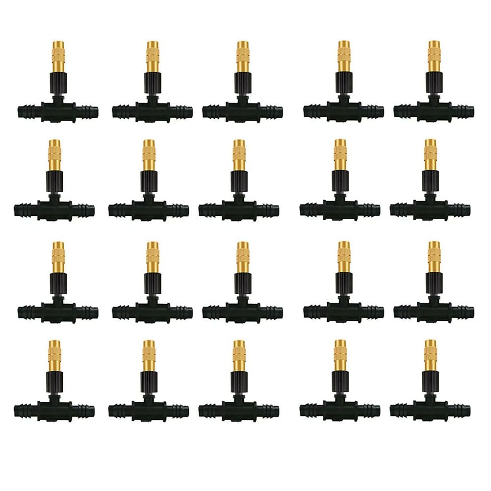 Arroseur réglable avec buses de brumisation en laiton kit complet