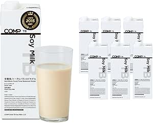 COMP Drink TB 6000kcal（1箱 1000kcal x 6本入）バランス栄養食 トータルバランスドモデル 完全食 ドリンクタイプ ソイミルク（豆乳）風味 高たんぱく質 必須アミノ酸 必須脂肪酸 食物繊維 ビタミン ミネラル