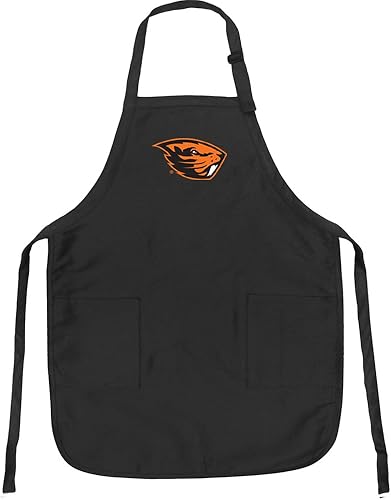 Broad Bay Oregon State University - Delantal con bolsillos, Negro -